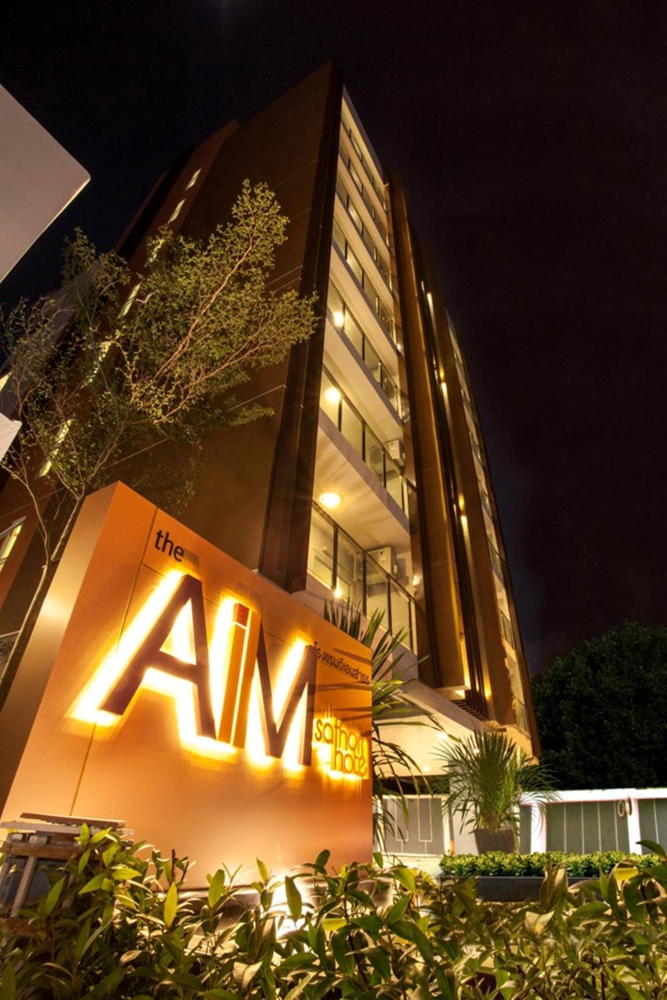 The Aim Sathorn Hotel Bangkok Exterior foto
